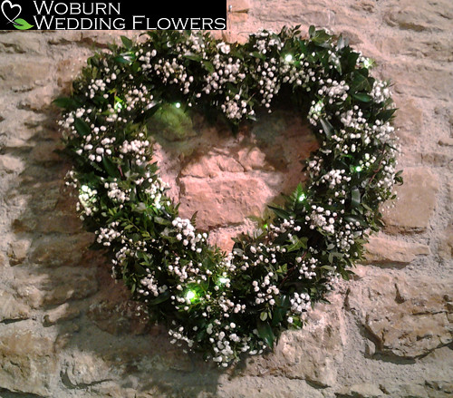 Gypsophillia hanging heart Dodford Manor.