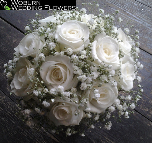 Rose and Gypsophillia bouquet.